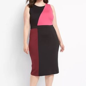 Colorblock Sheath Dress
